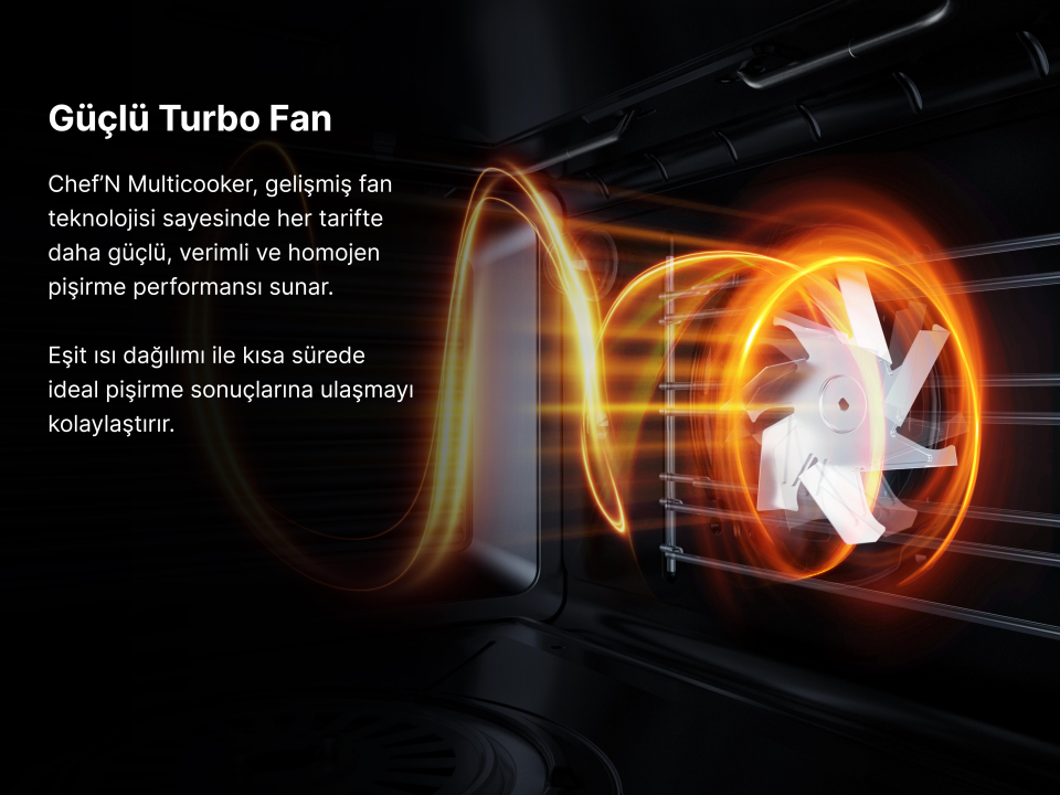 Tecna MF 4010 B Turbo Fanlı 40 Lt Mini Fırın