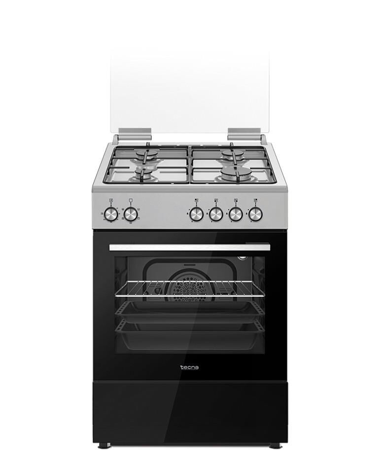 Tecna TF 604G Turbo Fanlı 4 Gözü Gazlı Ocaklı Tam Boy Fırın