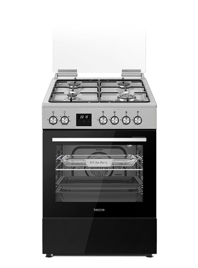 Tecna TF 723WXR Turbo Fanlı 3 Gözü Gaz+1 Gözü Wok Ocaklı Tam Boy Fırın