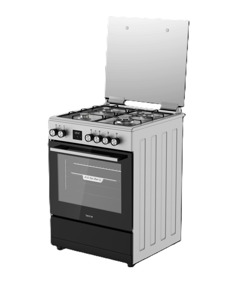 Tecna TF 723WXR Turbo Fanlı 3 Gözü Gaz+1 Gözü Wok Ocaklı Tam Boy Fırın