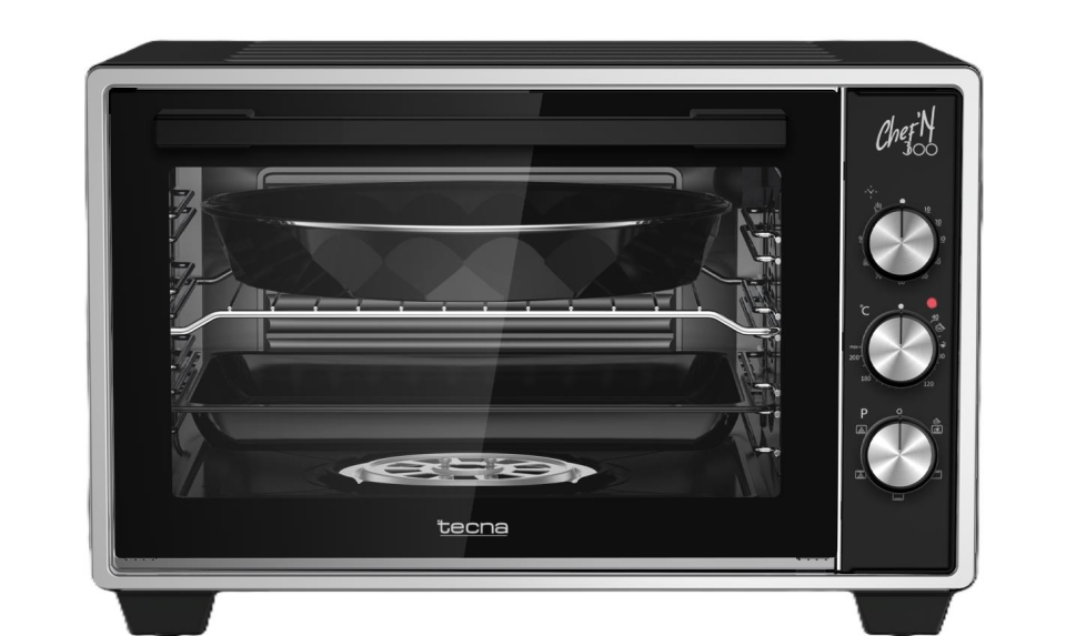 Tecna MF 3010 S 30 Lt Siyah Buhar Destekli Mini Fırın