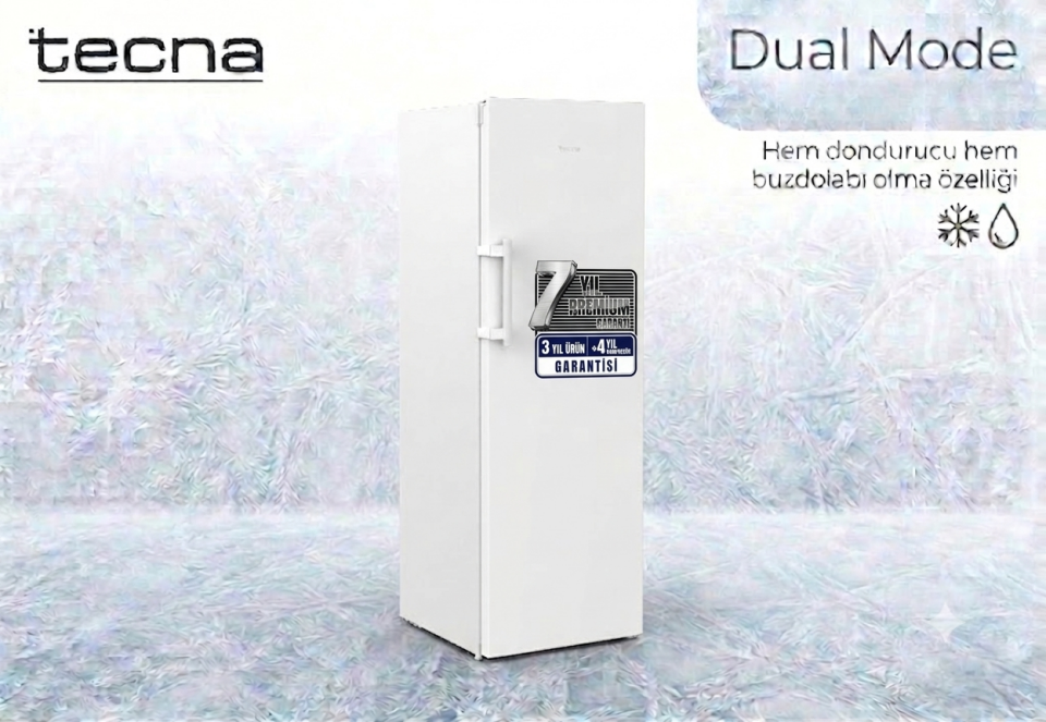 Tecna TDE 8308 DUAL 8 Çekmeceli 308 Lt. No Frost Derin Dondurucu