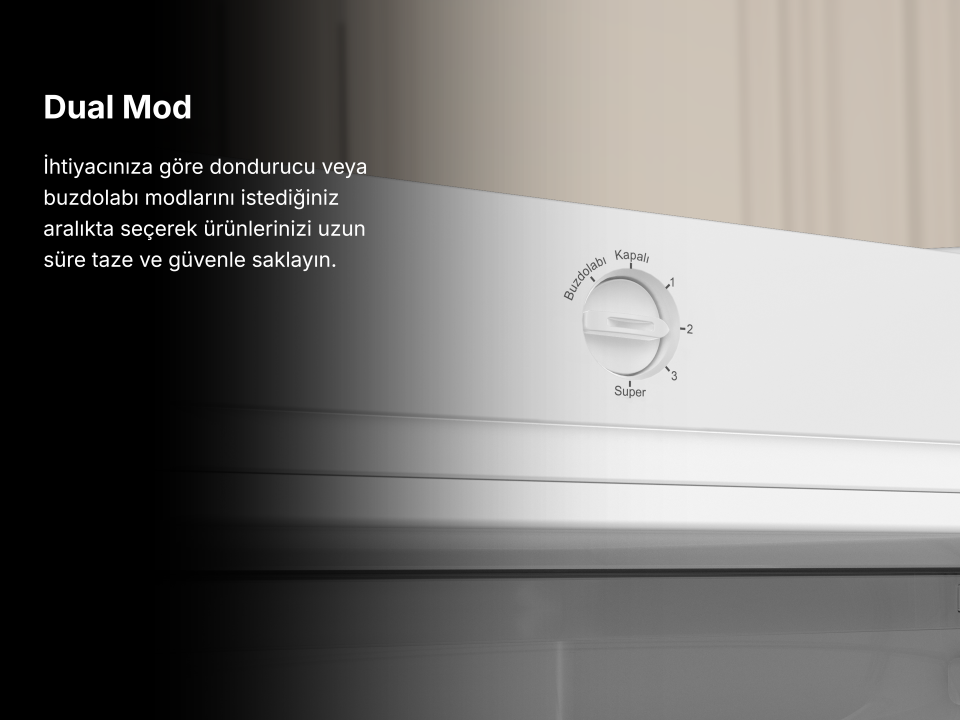 Tecna TDEX 8308 DUAL Inox 8 Çekmeceli No Frost Derin Dondurucu