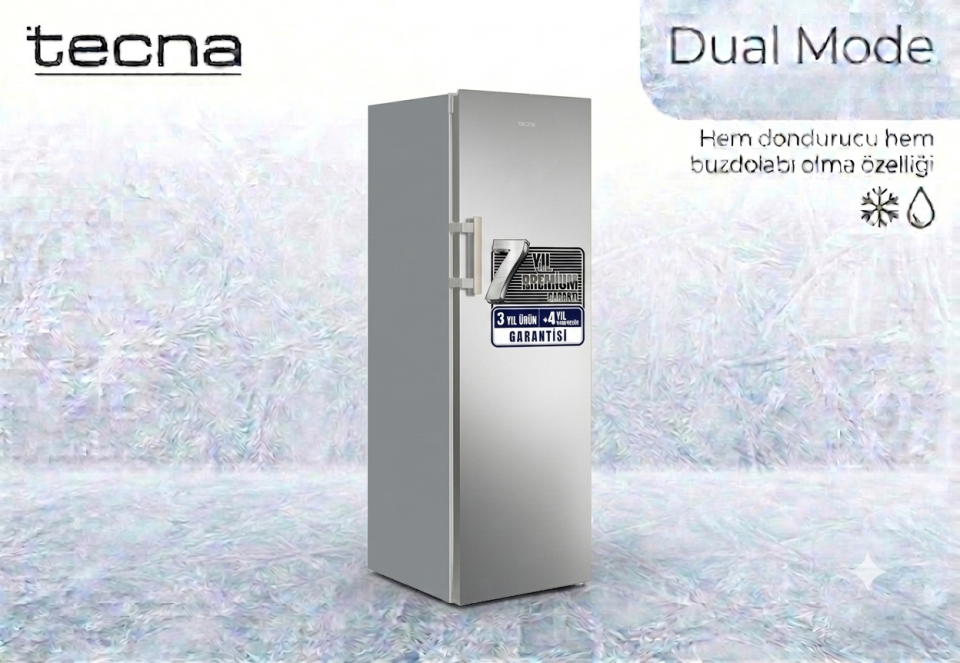Tecna TDEX 8308 DUAL Inox 8 Çekmeceli No Frost Derin Dondurucu
