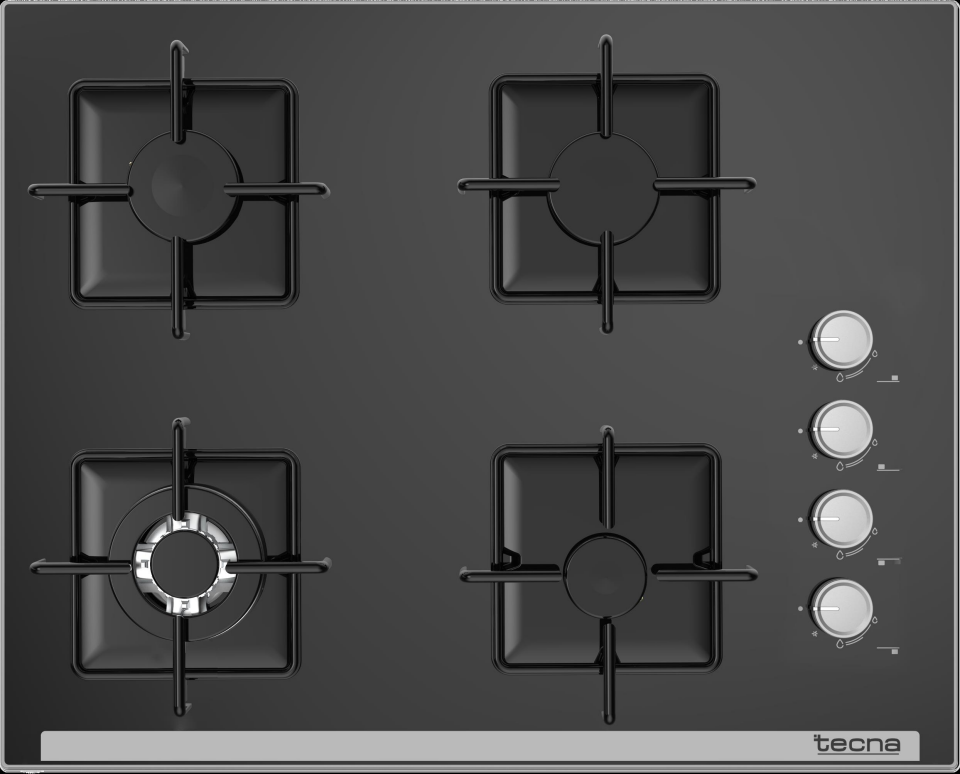 Tecna Steamtec Siyah Cam Dokunmatik/9 Programlı Ankastre Set