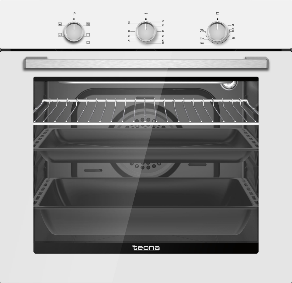 Tecna Cooktec Beyaz Cam Ankastre Set