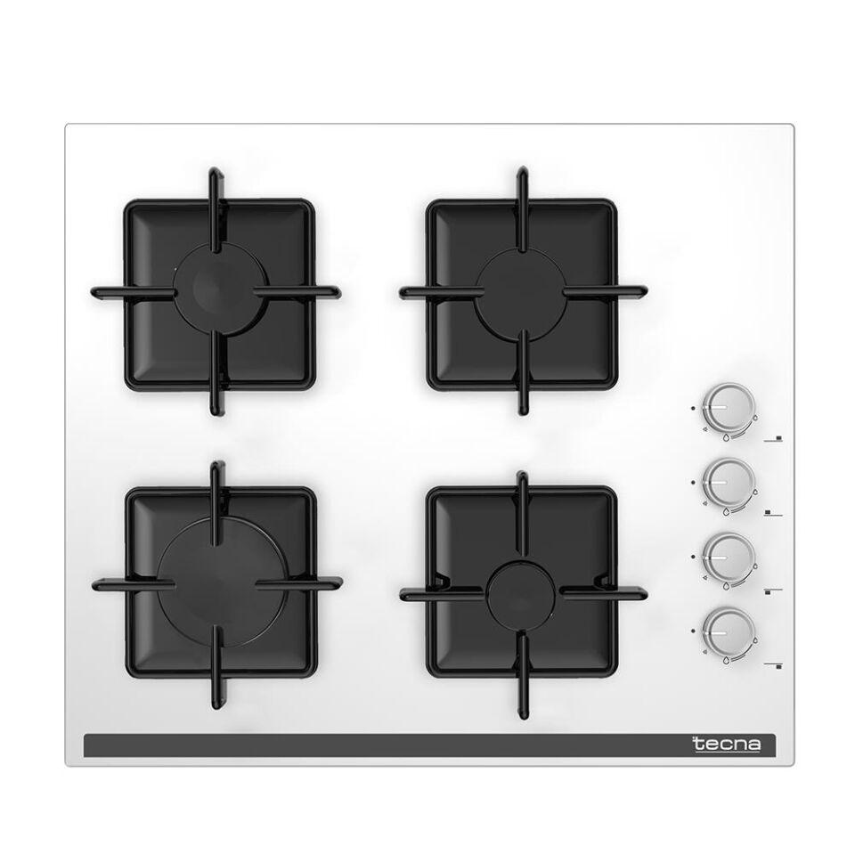 Tecna Cooktec Beyaz Cam Ankastre Set
