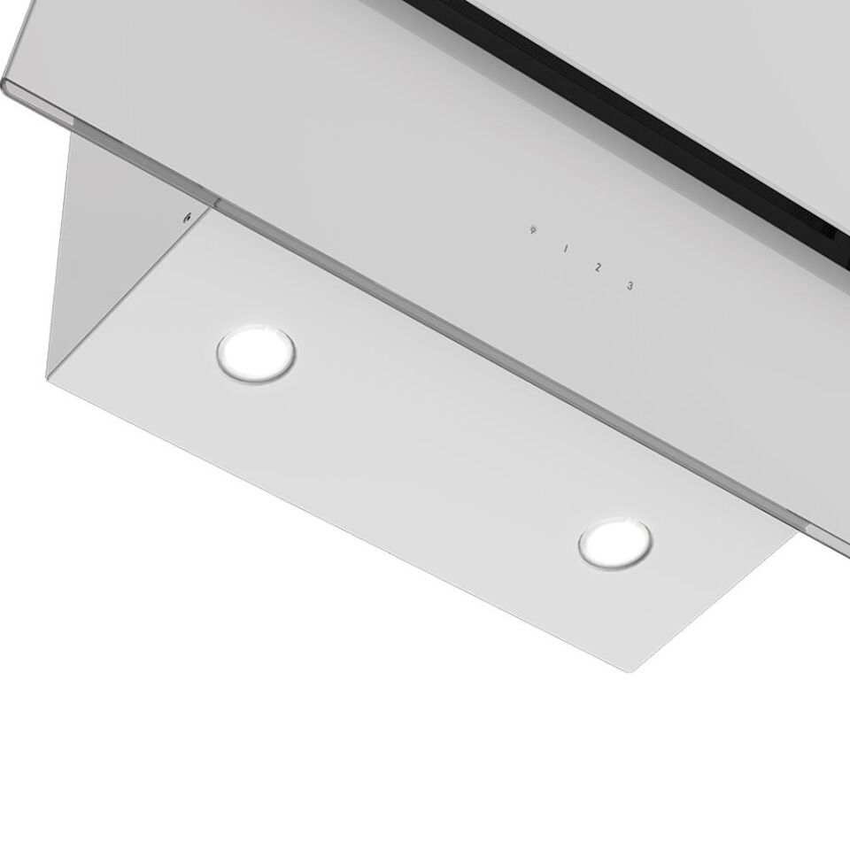 Tecna DA 651EB 60 cm Beyaz Dokunmatik Cam Davlumbaz